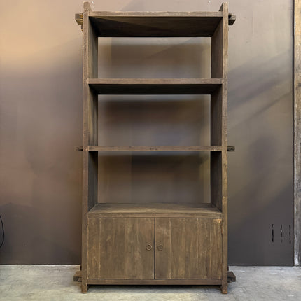 Driftwood Kast Open Vakken met Opbergruimte