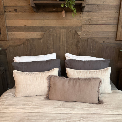 Driftwood Hoofdbord 190 cm | Landelijk Houten Hoofdbord