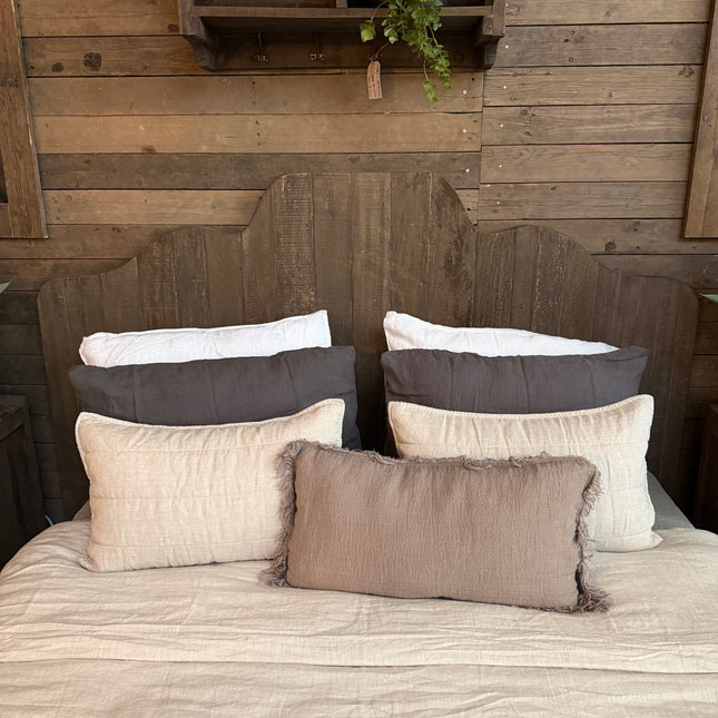 Driftwood Hoofdbord 190 cm | Landelijk Houten Hoofdbord
