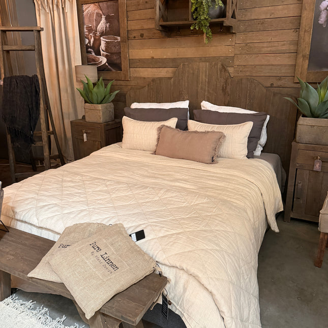 Driftwood Hoofdbord 190 cm | Landelijk Houten Hoofdbord