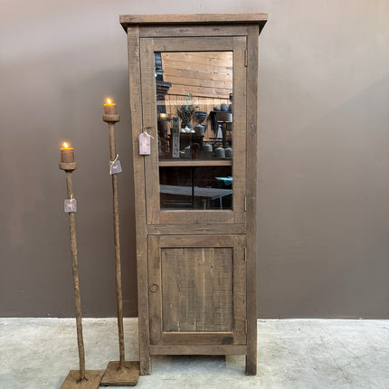 Driftwood Vitrinekast 160 cm | 2 Deuren | Landelijke Kast