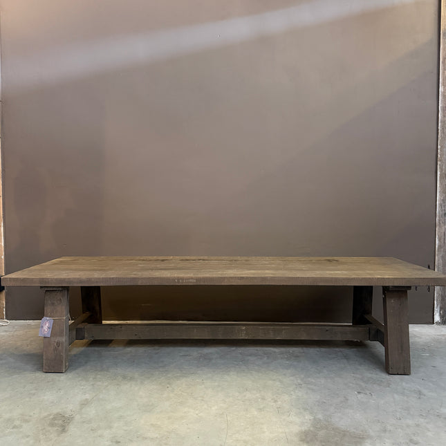 Driftwood Salontafel Dwarslat 200x70 cm | Landelijke Houten Salontafel