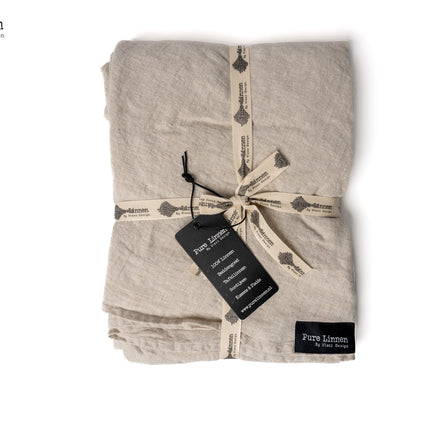 Tafelkleed Judith Rond Naturel – 100% Linnen