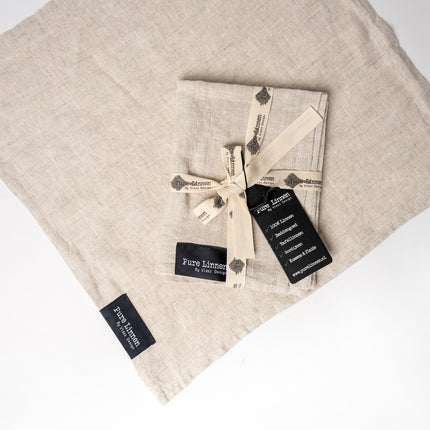 Servetten Leah Naturel – Set van 2 | 100% Linnen