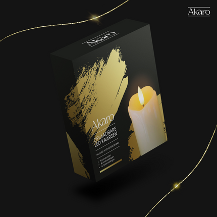 6 LED kaarsen met wax - Akaro