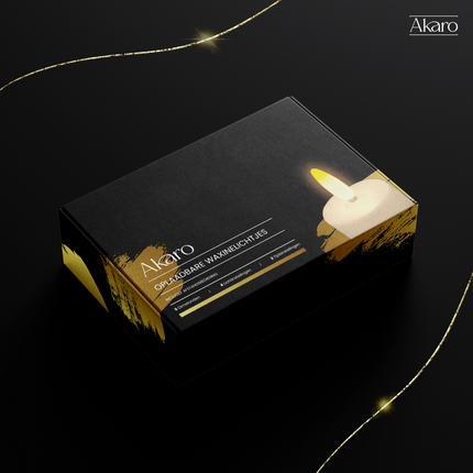 6 Waxinelichtjes LED - Akaro