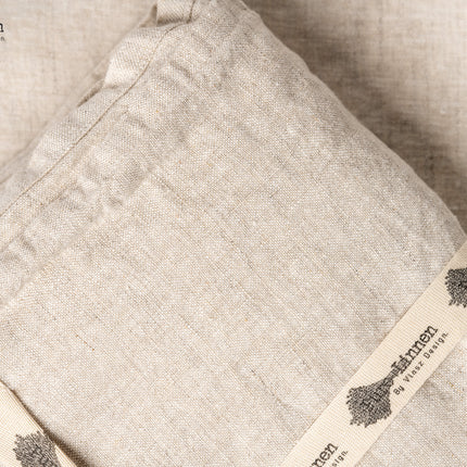 Placemat Eve Rond Naturel – Set van 2 | 100% Linnen