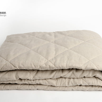 Pure Linnen Sprei – 100% Linnen met Warme Vulling