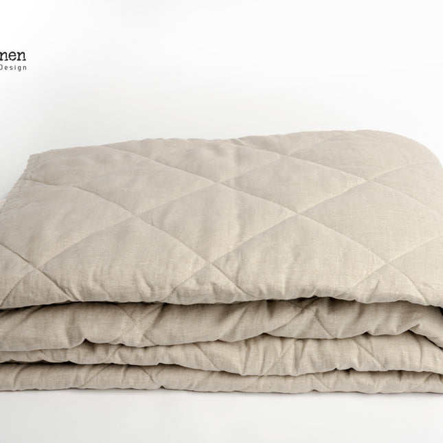 Pure Linnen Sprei – 100% Linnen met Warme Vulling