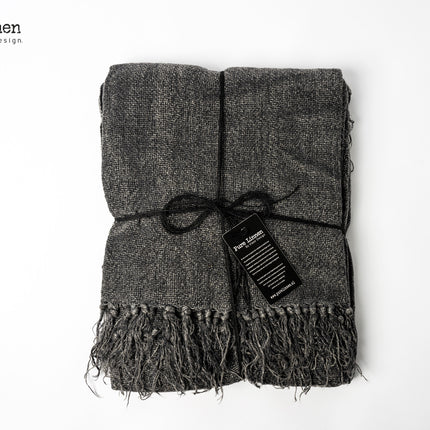 Linnen Lydia Plaid Stonewash – 100% Handgeweven Linnen