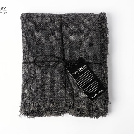 Linnen Sifra Tafelloper Stonewash – 100% Linnen met Franjes