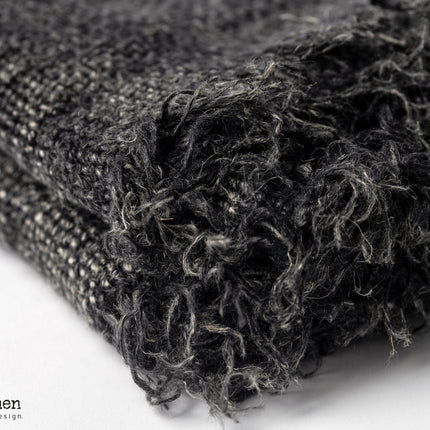Linnen Sifra Tafelloper Stonewash – 100% Linnen met Franjes