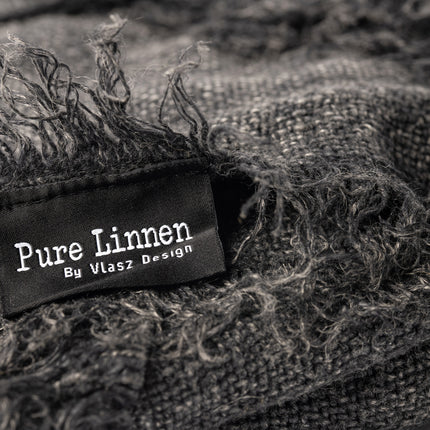 Linnen Sifra Tafelloper Stonewash – 100% Linnen met Franjes