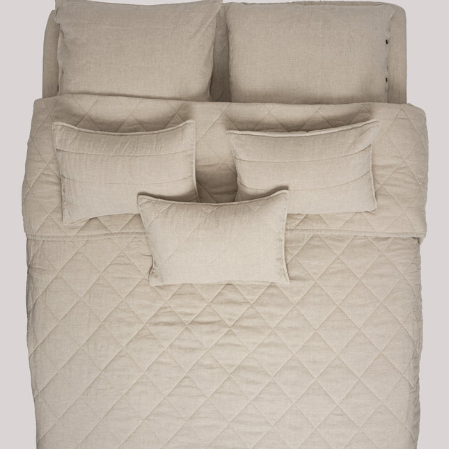 Pure Linnen Sprei – 100% Linnen met Warme Vulling