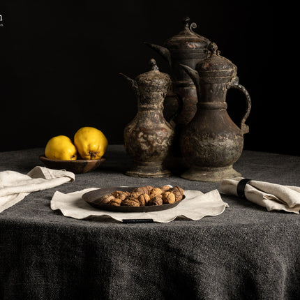 Gastendoeken Sela Naturel – Set van 2 | 100% Linnen