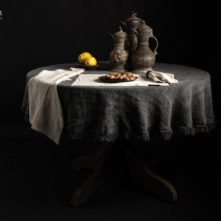 Gastendoeken Sela Naturel – Set van 2 | 100% Linnen