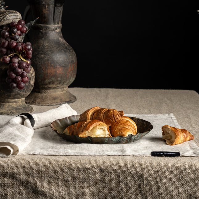 Placemat Salomé Recht Naturel – Set van 2 | 100% Linnen