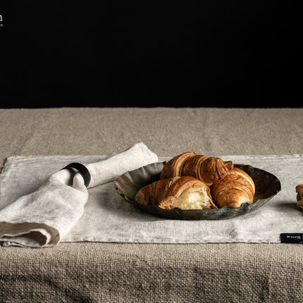 Placemat Salomé Recht Naturel – Set van 2 | 100% Linnen