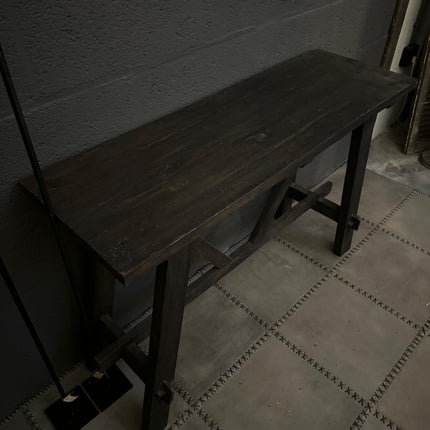 Unieke India Sidetable – Handgemaakt Massief Hout in Landelijke Stijl
