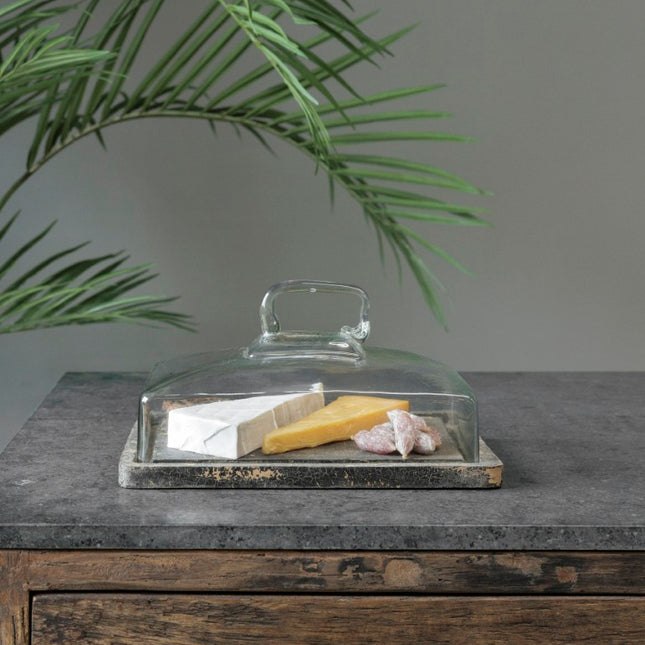 Be Uniq Hapjes-/Kaasplateau Gouda | Glass Collection