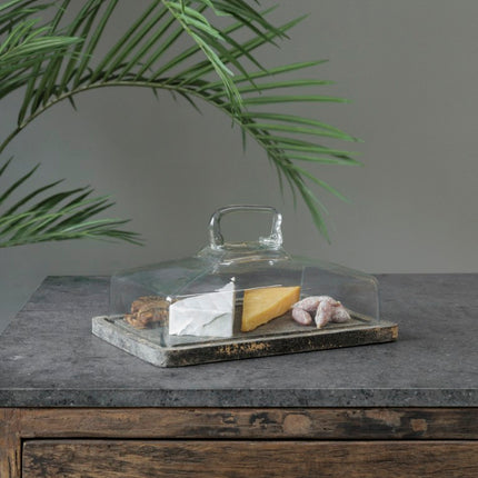 Be Uniq Hapjes-/Kaasplateau Gouda | Glass Collection