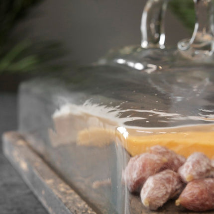 Be Uniq Hapjes-/Kaasplateau Gouda | Glass Collection